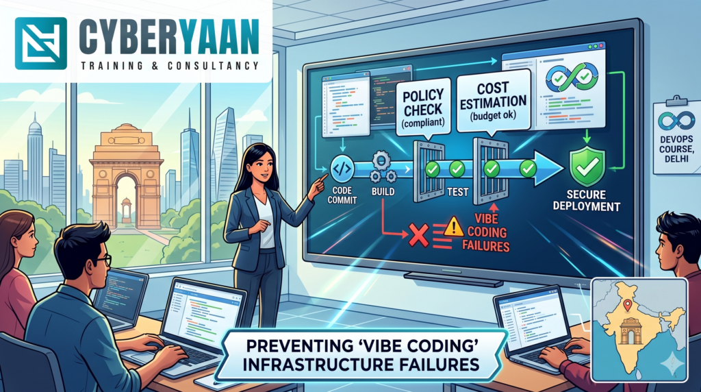 Preventing “Vibe Coding” Infrastructure Failures: Building Pre-Deployment Cost and Policy Gates Inside a DevOps Course in Delhi